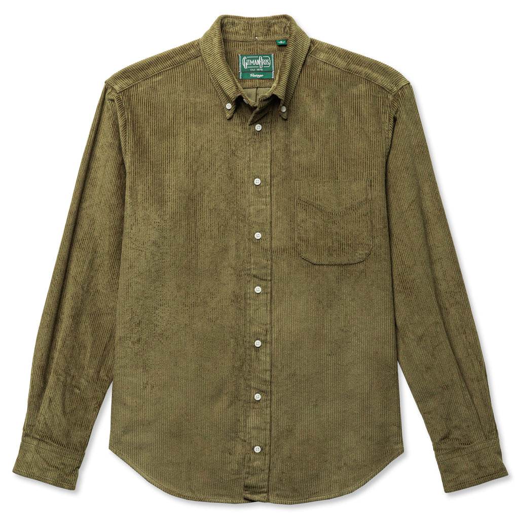 Gitman Vintage Olive Jumbo Corduroy