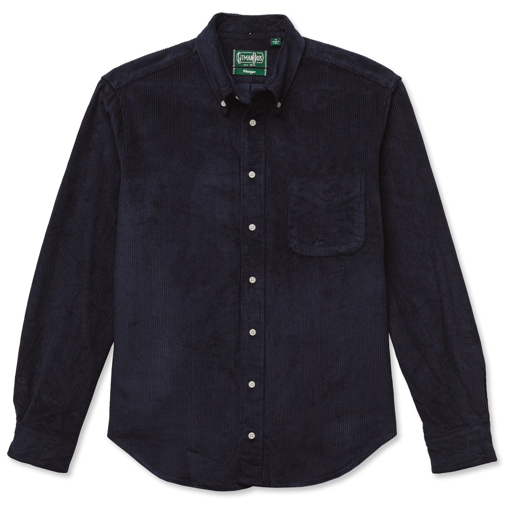 Gitman Vintage Navy Jumbo Corduroy