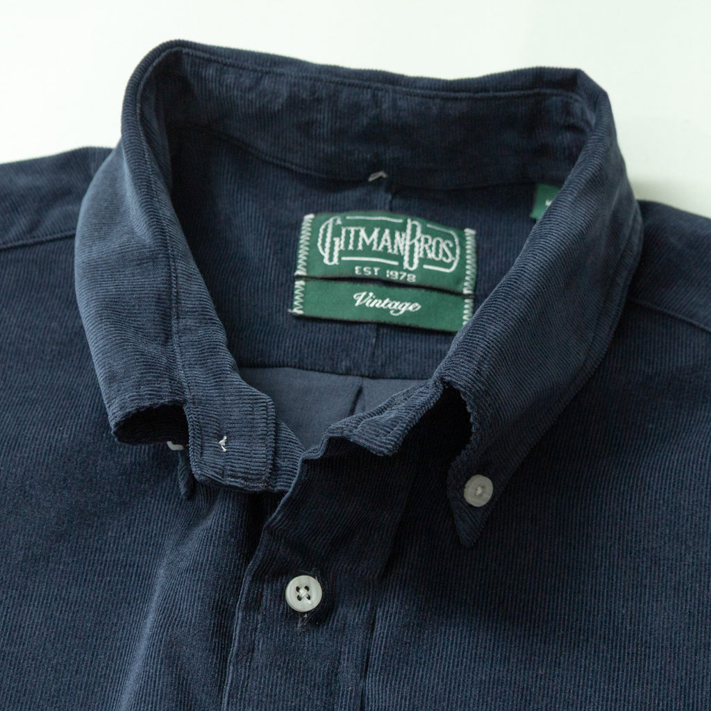 Gitman Vintage Navy Corduroy