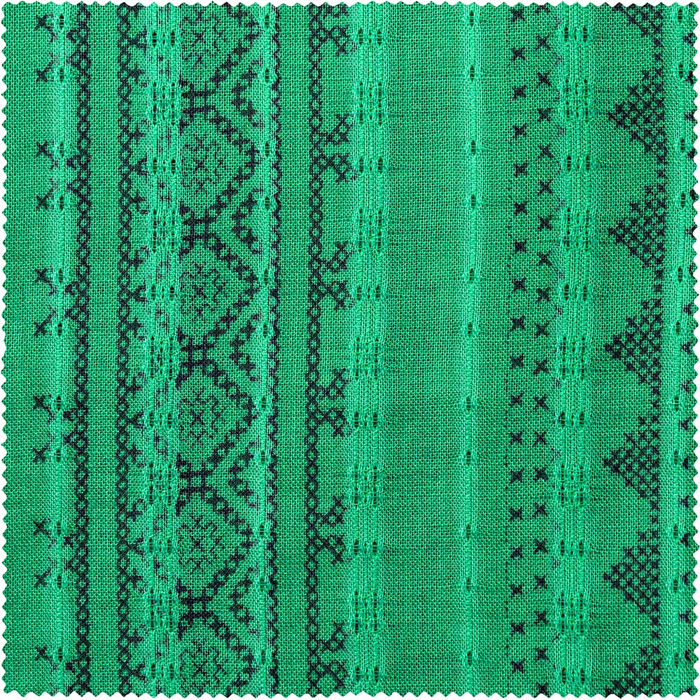 Gitman Vintage Green Jacquard Voile Made to Order Shirt