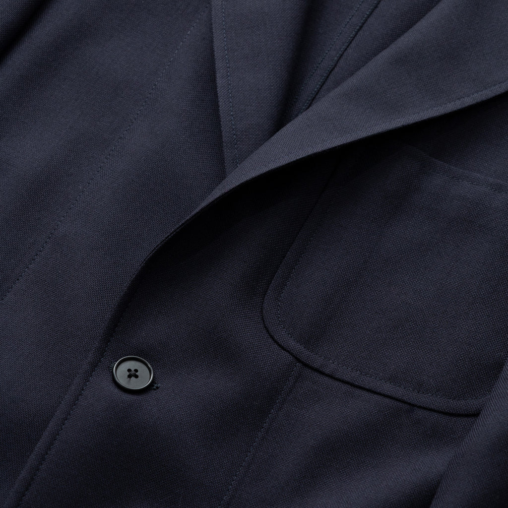 Gitman Vintage Navy Hopsack Simple Jacket