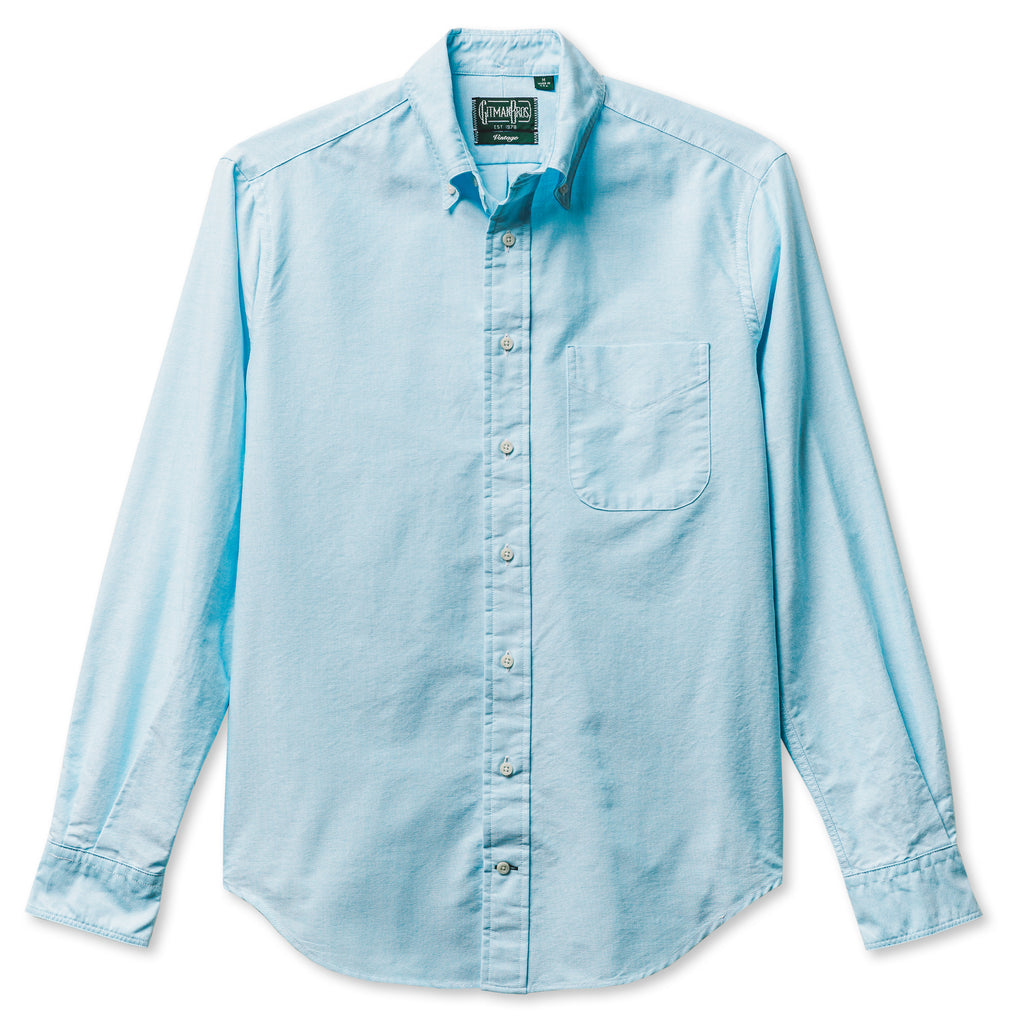 Gitman Vintage Teal Spring Oxford Shirt
