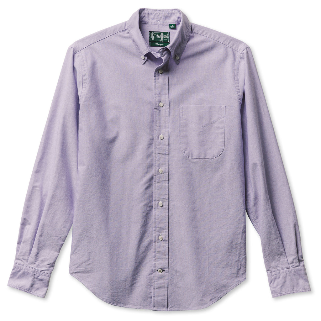 Gitman Vintage Purple Spring Oxford Shirt