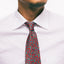 Red Tossed Paisley Tie