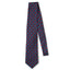 Blue Printed Medallion Tie