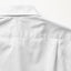 The back of the white pinpoint oxford dress shirt.