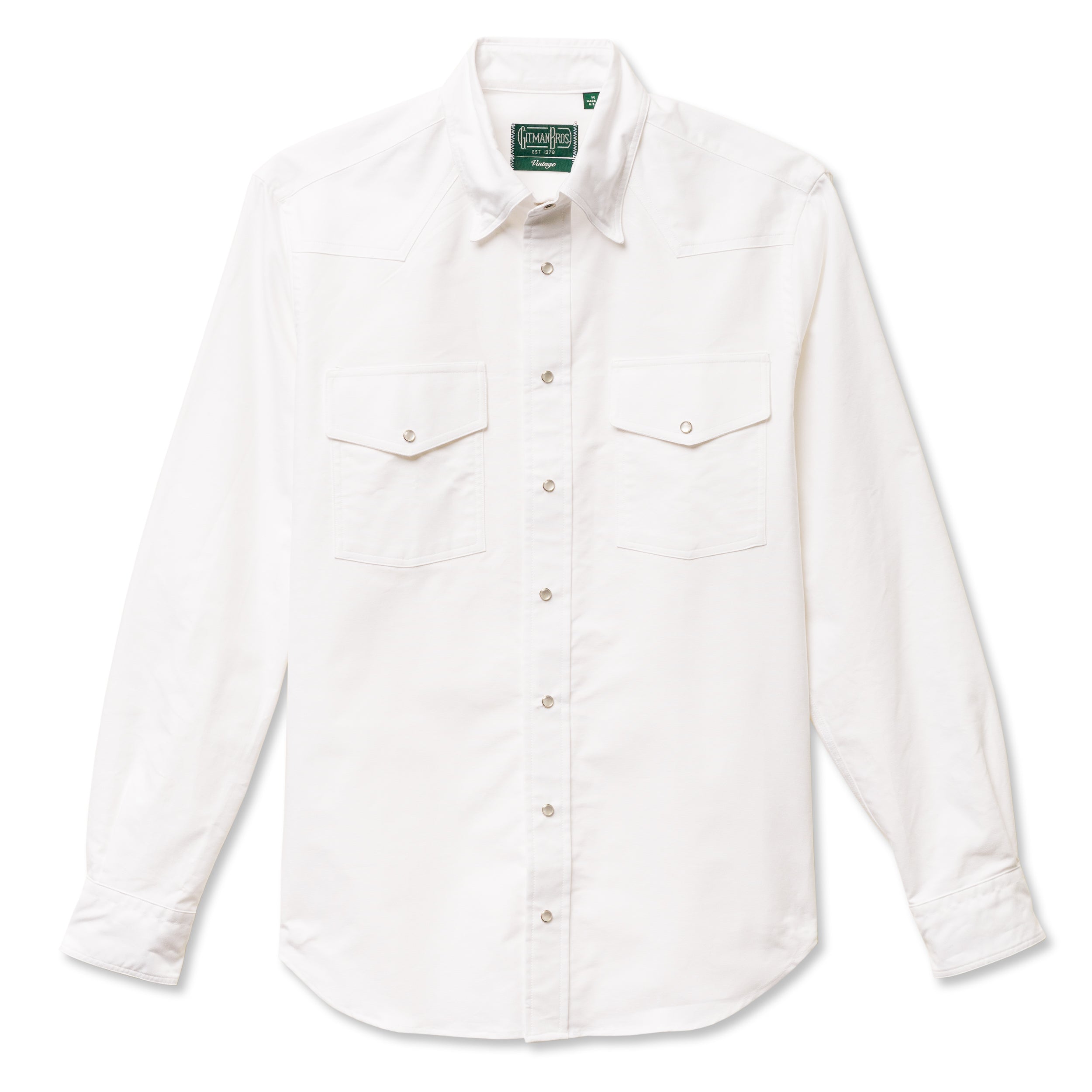 Gitman Vintage White Oxford Shirt S Gitman Vintage White Oxford Shirt S