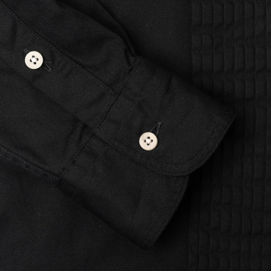 Gitman Vintage Black Overdye Oxford Tuxedo Shirt XXL Gitman Vintage Black Overdye Oxford Tuxedo Shirt XXL