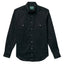 Black Overdye Oxford Western Shirt