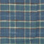 Blue Slubbed Twill Check