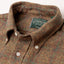 Brown Brushed Cotton Tweed