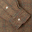 Brown Brushed Cotton Tweed