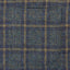 Blue Brushed Cotton Tweed Camp