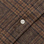 Brown Cotton Tweed Check