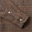 Brown Cotton Tweed Check