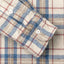 Tan Brushed Herringbone Plaid