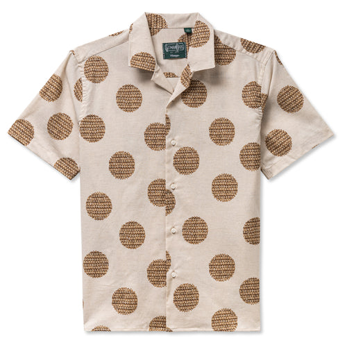Tan Wicker Dot