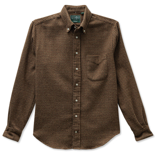 Brown Houndstooth Check