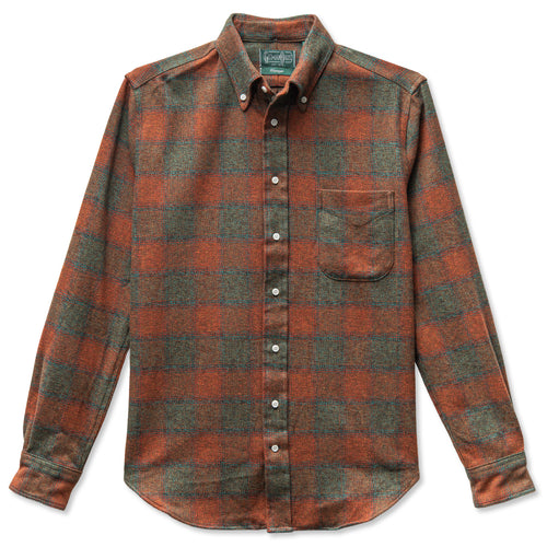 Orange Tweed Check