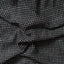 Black Japanese Checked Twill