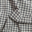 Grey Japanese Checked Twill