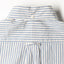 White Organic Cotton Dobby Stripe