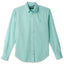 Teal Chambray Dobby Stripe