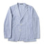 Blue Stripe Seersucker Simple Jacket