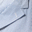 Blue Stripe Seersucker Simple Jacket