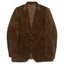 Brown Corduroy Simple Jacket