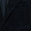 Navy Corduroy Simple Jacket