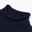 Navy Roll Neck Sweater