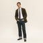Brown Corduroy Simple Jacket