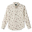 Ecru Waterfowl Corduroy sport shirt in cotton features textured corduroy fabric, button-down collar, lined cuffs, chest pocket, and durable construction.