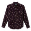 Purple Waterfowl Corduroy sport shirt in cotton features textured corduroy fabric, button-down collar, lined cuffs, chest pocket, and durable construction.