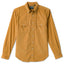 Gold 16-Wale Corduroy sport shirt in cotton features fine-wale corduroy fabric, button-down collar, lined cuffs, chest pocket, and durable construction.