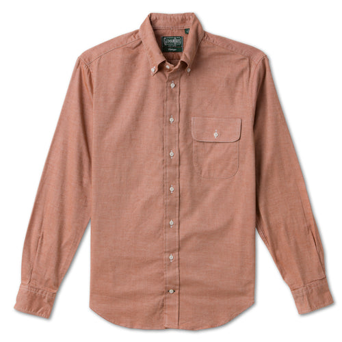 Burgundy Brushed Chambray
