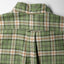 Back view of the Green Brushed Dobby Check sport shirt featuring its classic shirting construction, center back pleat, and brushed dobby fabric.