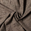 Close-up of the Brown Nepped Chambray sport shirt's nepped chambray fabric, showcasing its distinctive texture and brown color.