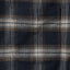 Close-up of the Navy Checked Tweed sport shirt's chest pocket, showcasing the navy checked pattern and detailed construction.