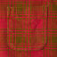 Red Printed Check Corduroy