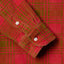 Red Printed Check Corduroy