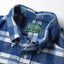 Indigo Printed Check Corduroy