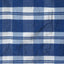 Indigo Printed Check Corduroy