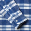 Indigo Printed Check Corduroy