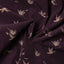 Close-up of the Purple Waterfowl Corduroy sport shirt's cotton corduroy fabric, showcasing its distinctive ribbed texture and rich purple color.