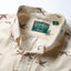 Ecru Waterfowl Corduroy sport shirt in cotton features textured corduroy fabric, button-down collar, lined cuffs, chest pocket, and durable construction.