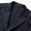 Navy Hopsack Simple Jacket