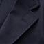 Navy Hopsack Simple Jacket