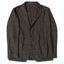 Grey Checked Tweed Simple Jacket